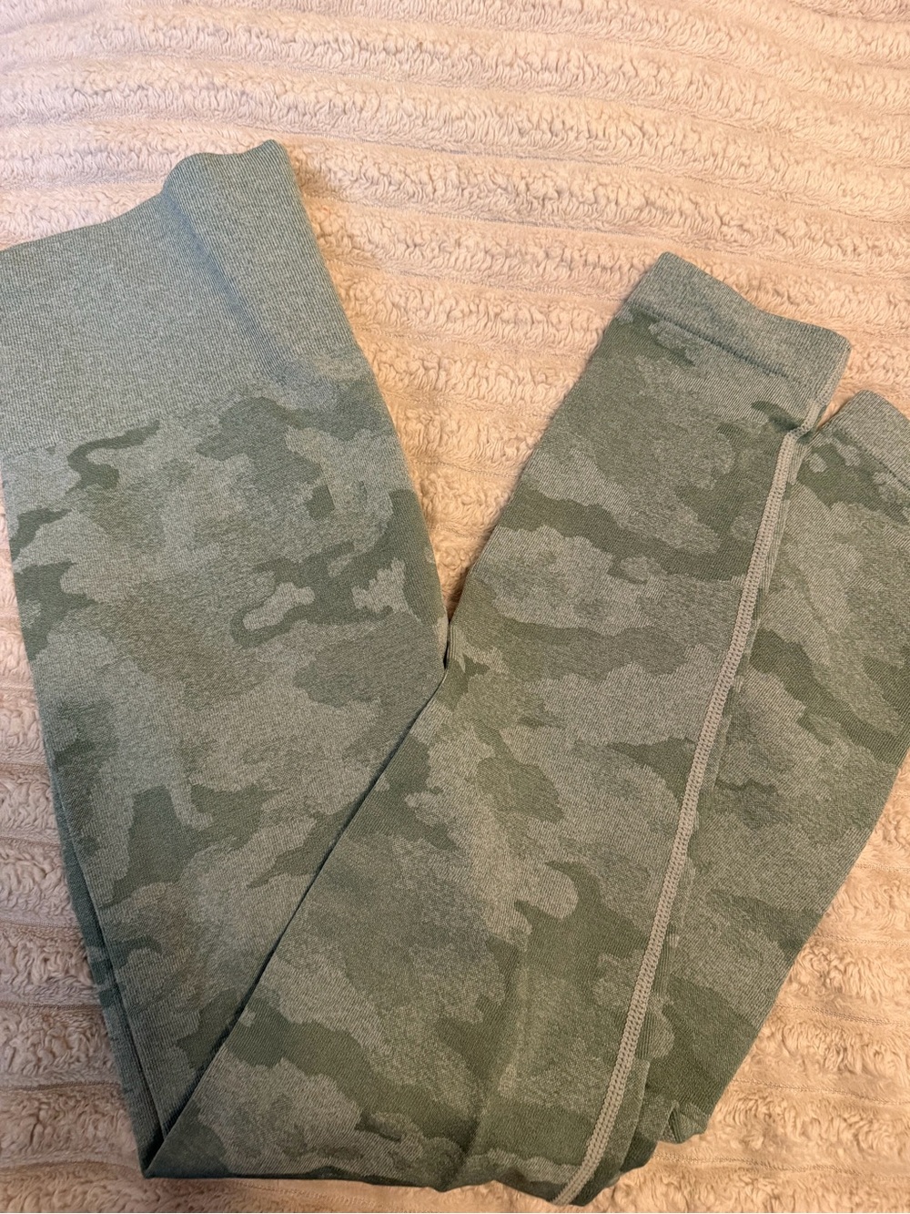 Olive Green Camo Leggings